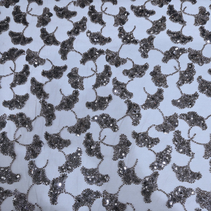 Beautiful Imported Net Cut Dana & Sequins Embroidery Fabrics