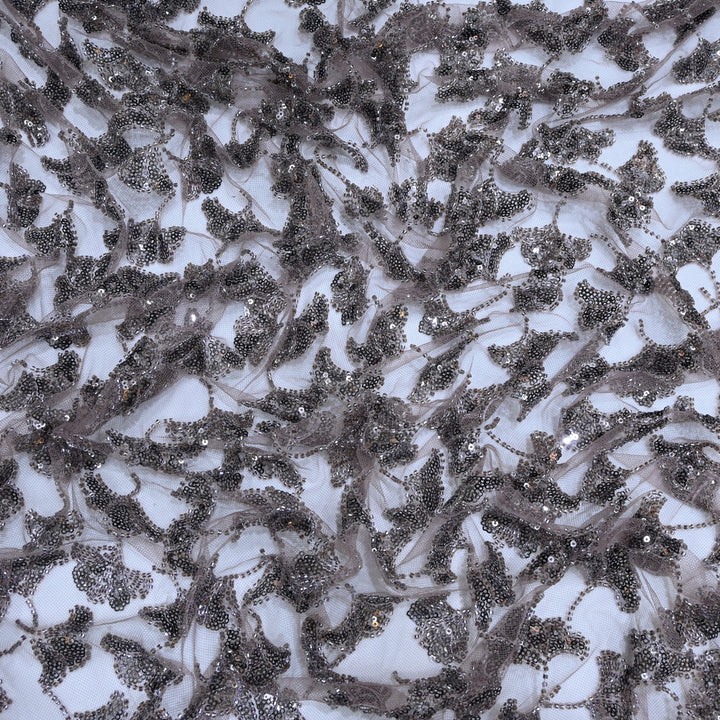 Beautiful Imported Net Cut Dana & Sequins Embroidery Fabrics