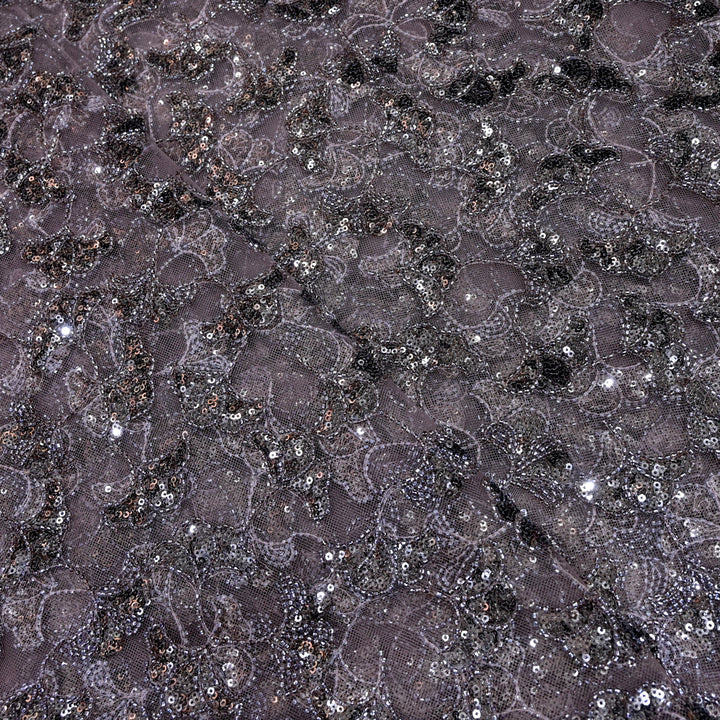 Beautiful Imported Net Cut Dana & Sequins Embroidery Fabrics