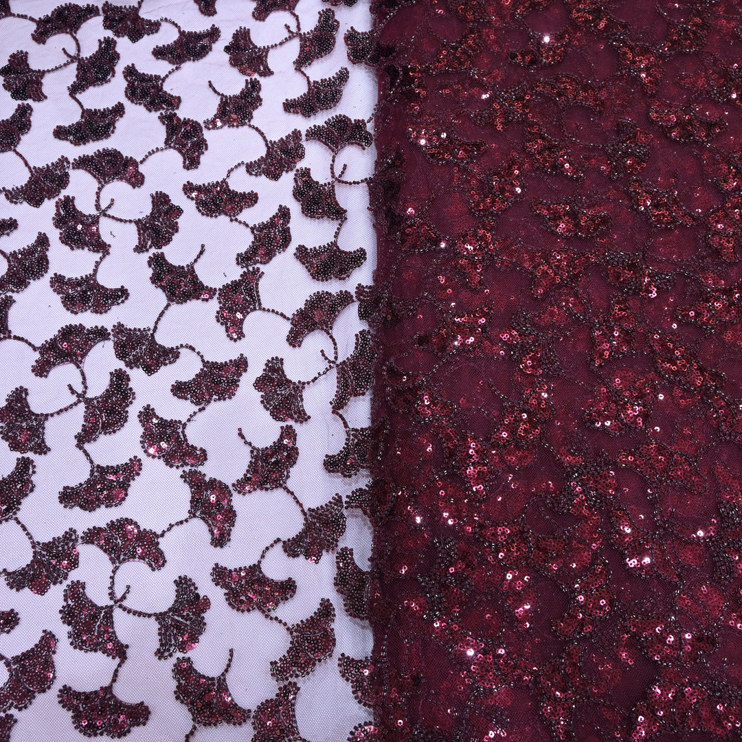 Beautiful Imported Net Cut Dana & Sequins Embroidery Fabrics