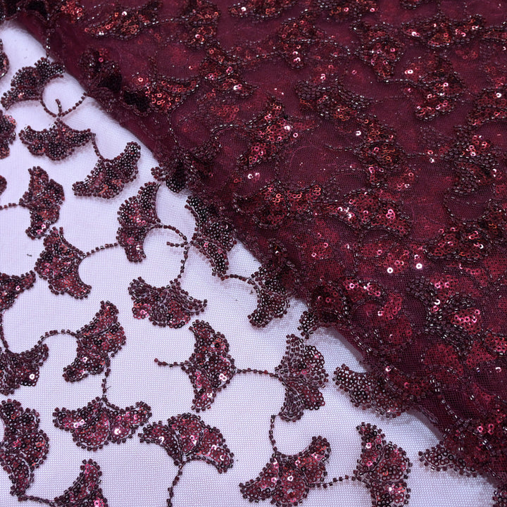 Beautiful Imported Net Cut Dana & Sequins Embroidery Fabrics