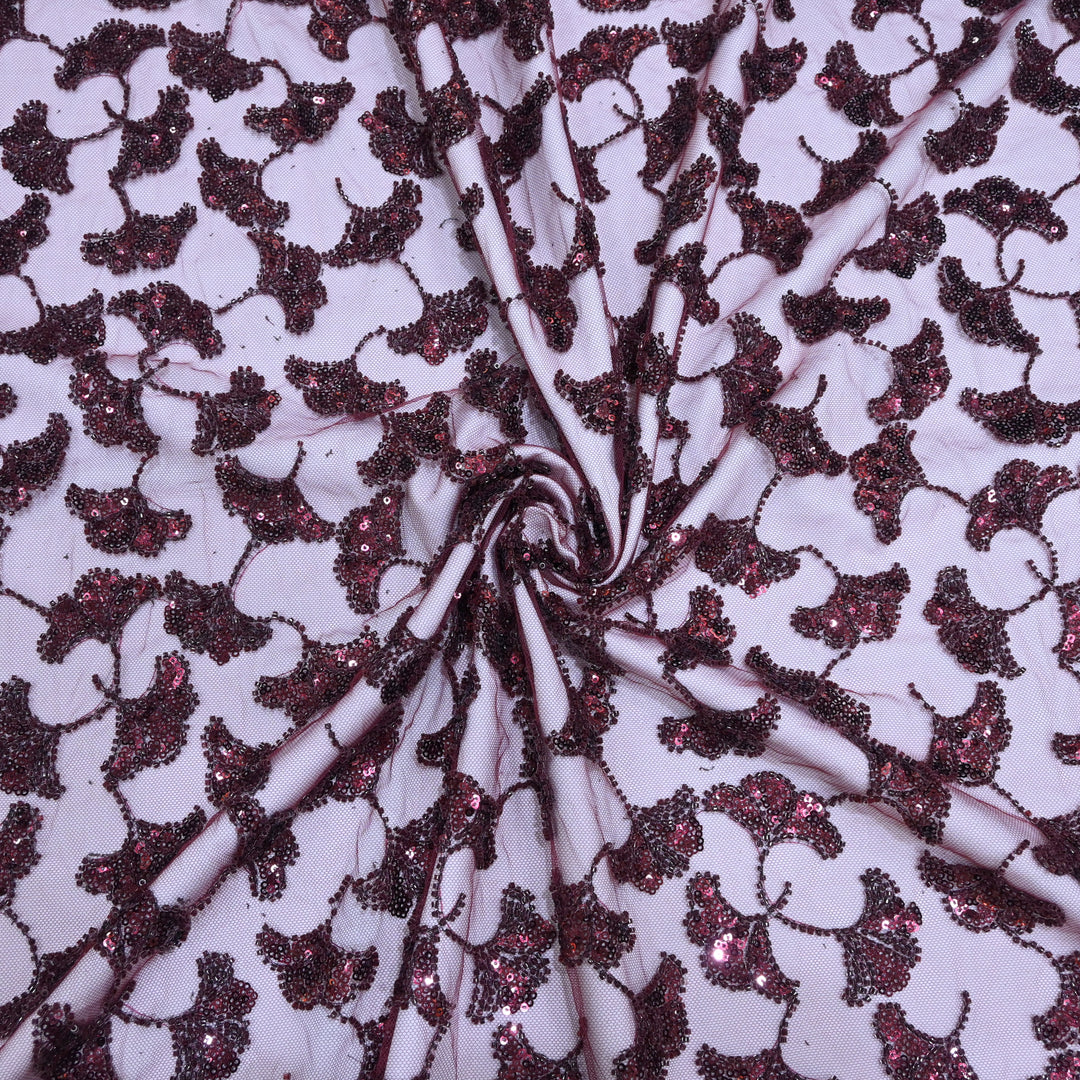 Beautiful Imported Net Cut Dana & Sequins Embroidery Fabrics