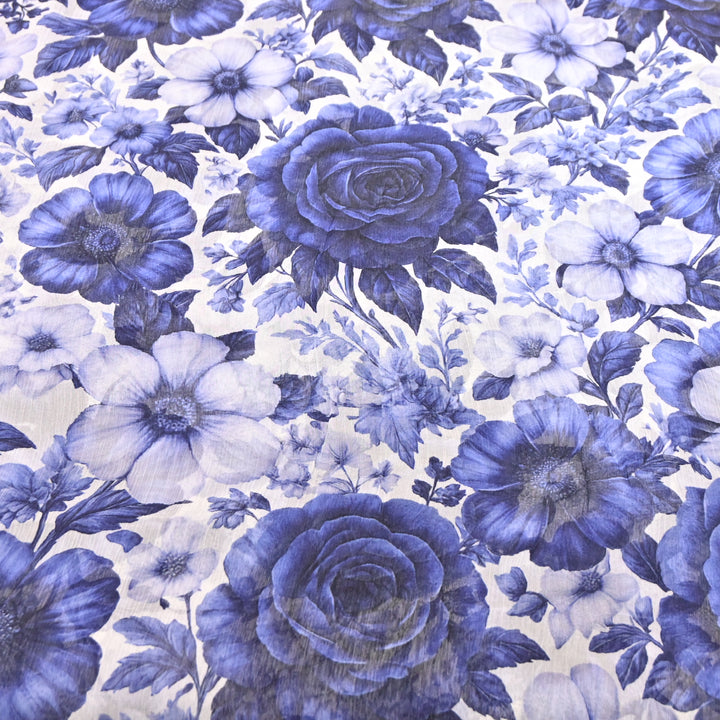 Chiffon Digital Print Fabric – Soft Flowing Designer Printed Fabric MT0012-08