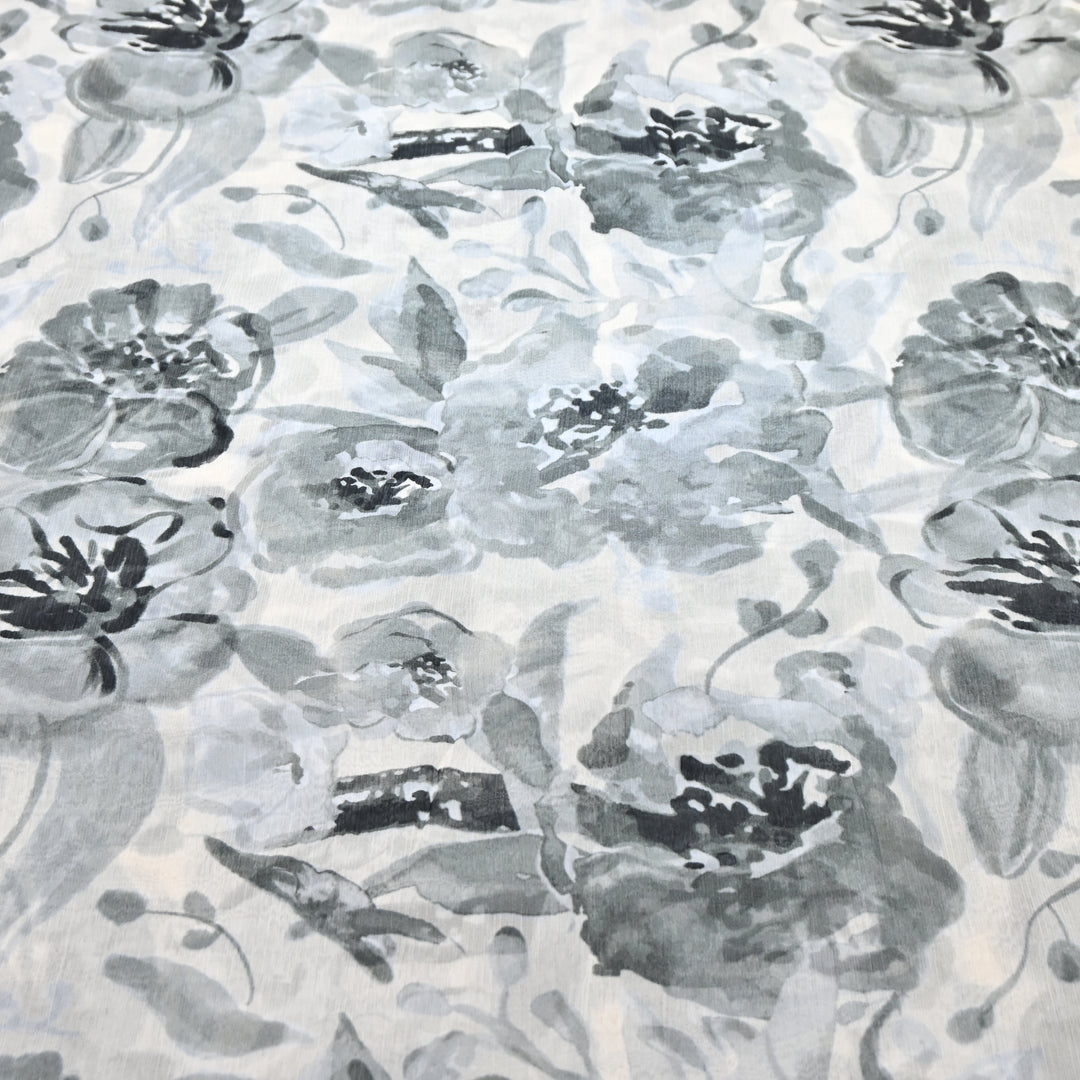 Chiffon Digital Print Fabric – Soft Flowing Designer Printed Fabric MT0012-02