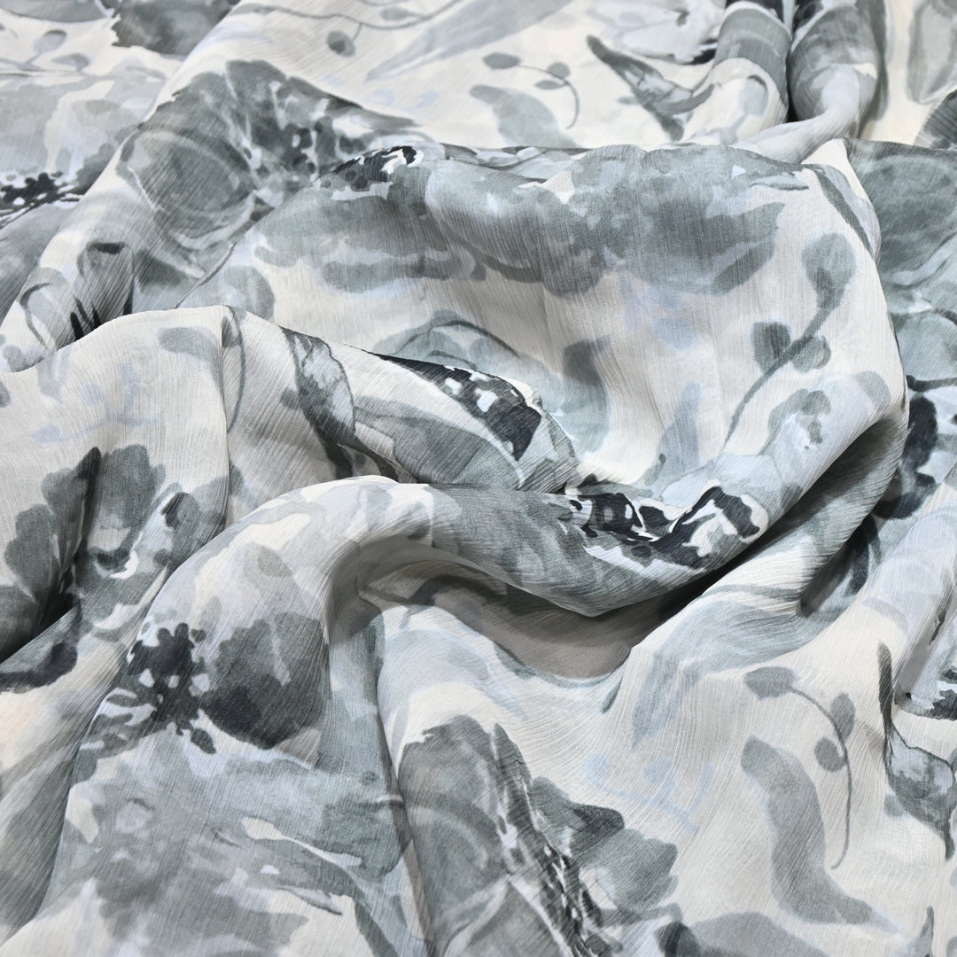 Chiffon Digital Print Fabric – Soft Flowing Designer Printed Fabric MT0012-02