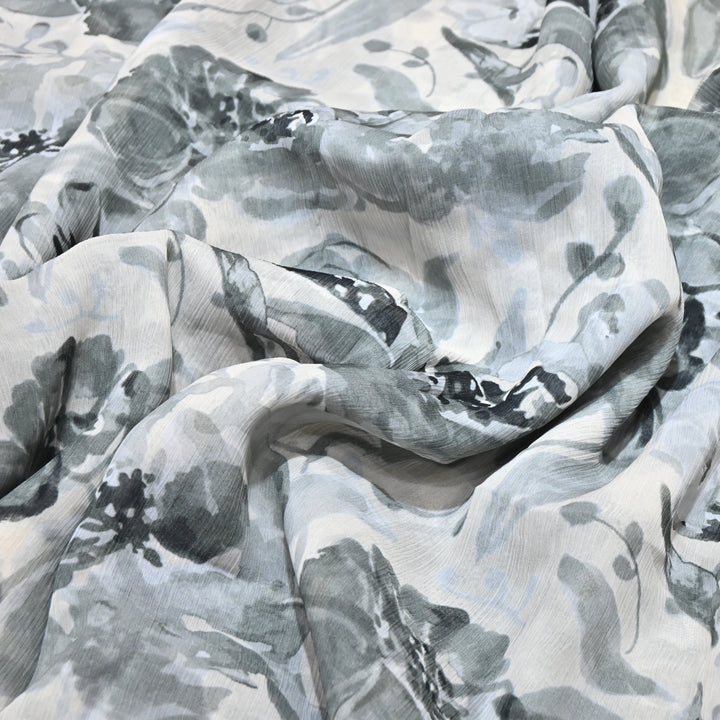 Chiffon Digital Print Fabric – Soft Flowing Designer Printed Fabric MT0012-02