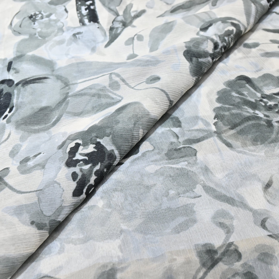 Chiffon Digital Print Fabric – Soft Flowing Designer Printed Fabric MT0012-02