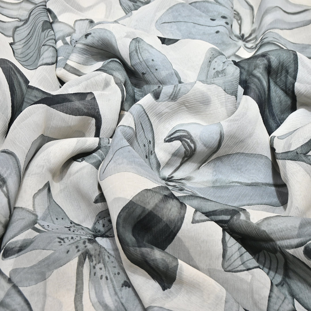 Chiffon Digital Print Fabric – Soft Flowing Designer Printed Fabric MT0012-04