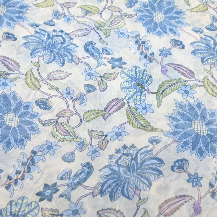 Chiffon Digital Print Fabric – Soft Flowing Designer Printed Fabric MT0012-10