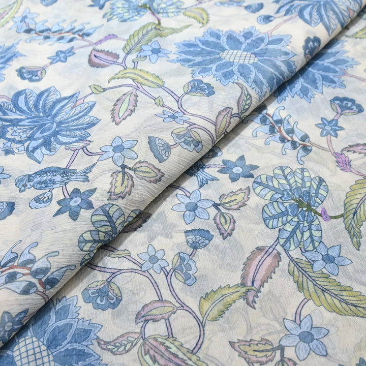 Chiffon Digital Print Fabric – Soft Flowing Designer Printed Fabric MT0012-10