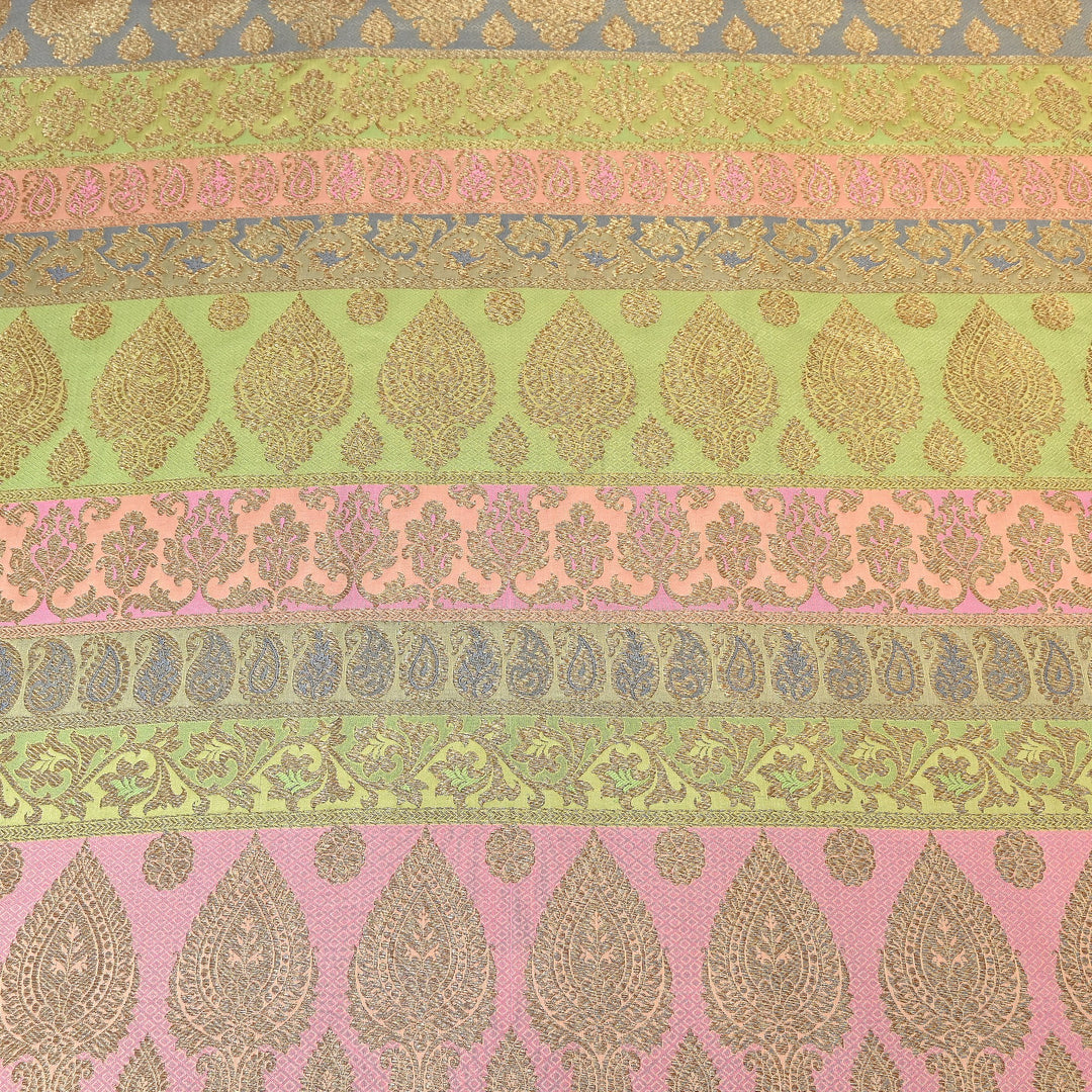 Premium Woven Brocade Fabric – Banarasi Zari Designer Collection  001020-9
