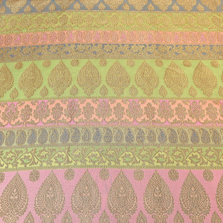 Premium Woven Brocade Fabric – Banarasi Zari Designer Collection  001020-9