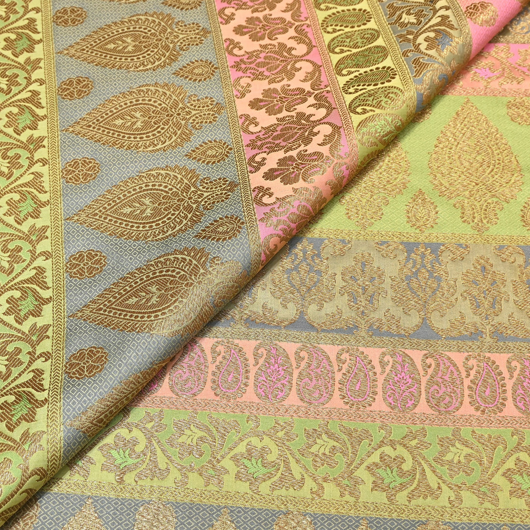 Premium Woven Brocade Fabric – Banarasi Zari Designer Collection  001020-9