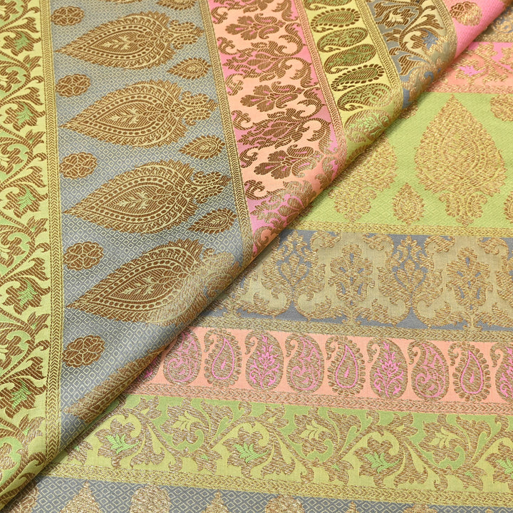 Premium Woven Brocade Fabric – Banarasi Zari Designer Collection  001020-9