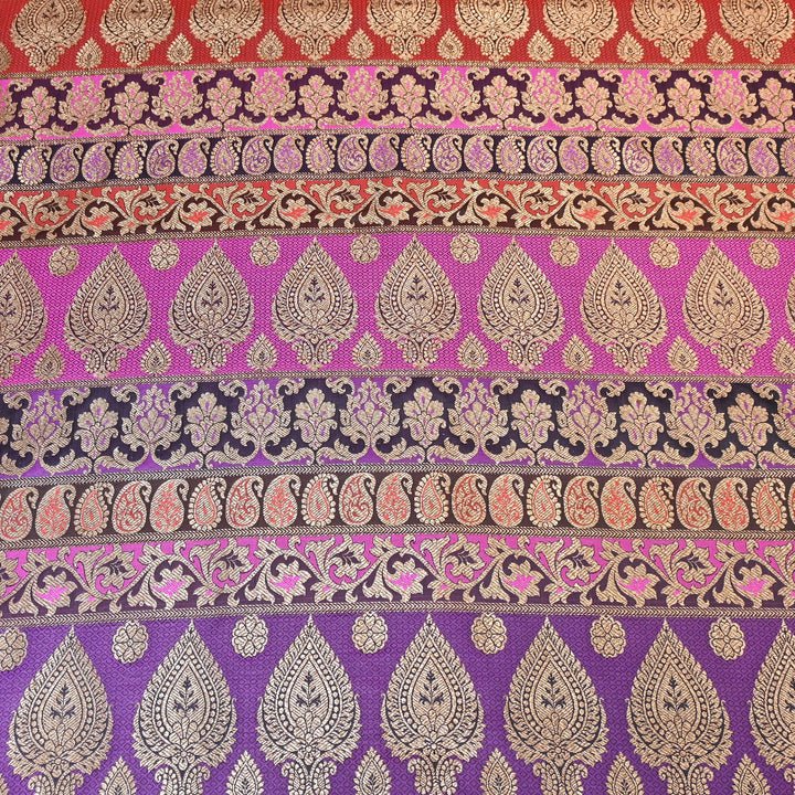 Premium Woven Brocade Fabric – Banarasi Zari Designer Collection  001020-11