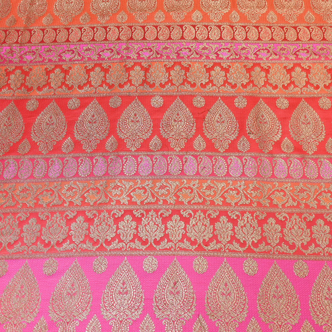 Premium Woven Brocade Fabric – Banarasi Zari Designer Collection  001020-12