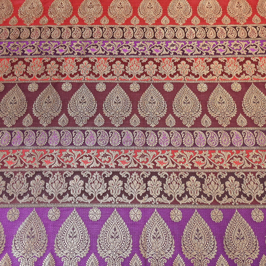 Premium Woven Brocade Fabric – Banarasi Zari Designer Collection  001020-13