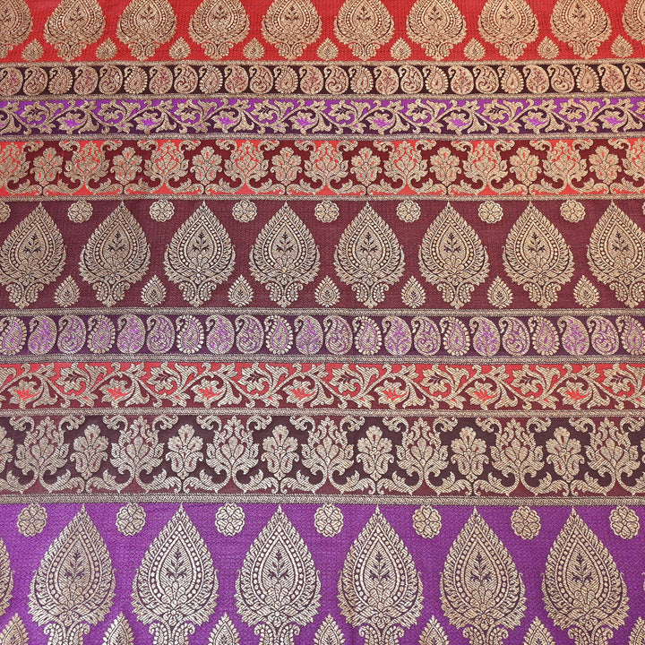 Premium Woven Brocade Fabric – Banarasi Zari Designer Collection  001020-13