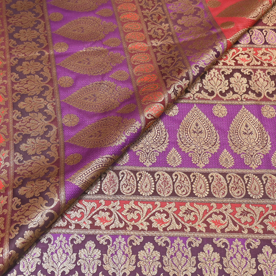 Premium Woven Brocade Fabric – Banarasi Zari Designer Collection  001020-13