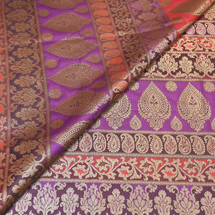 Premium Woven Brocade Fabric – Banarasi Zari Designer Collection  001020-13