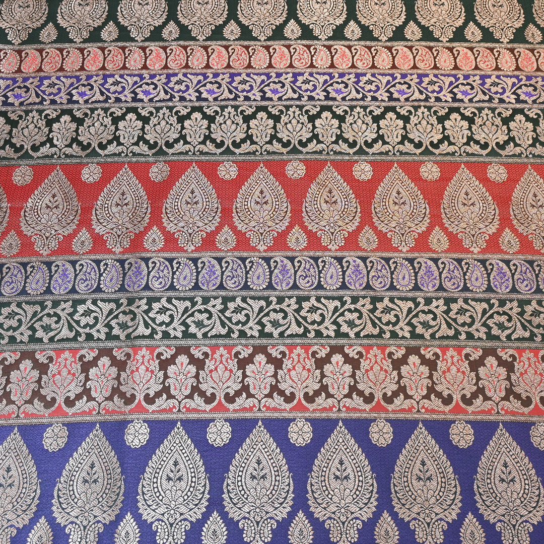 Premium Woven Brocade Fabric – Banarasi Zari Designer Collection  001020-14