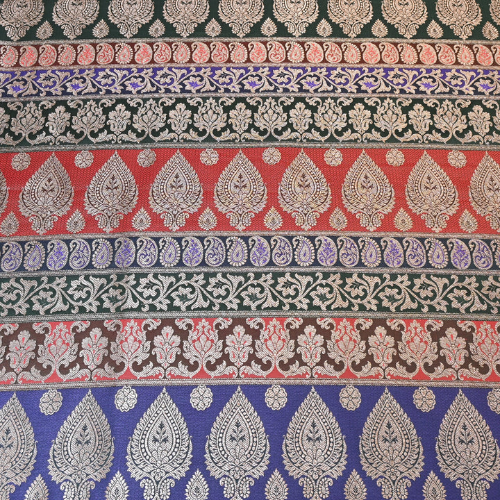 Premium Woven Brocade Fabric – Banarasi Zari Designer Collection  001020-14