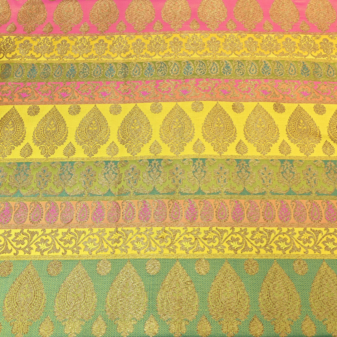 Premium Woven Brocade Fabric – Banarasi Zari Designer Collection  001020-8