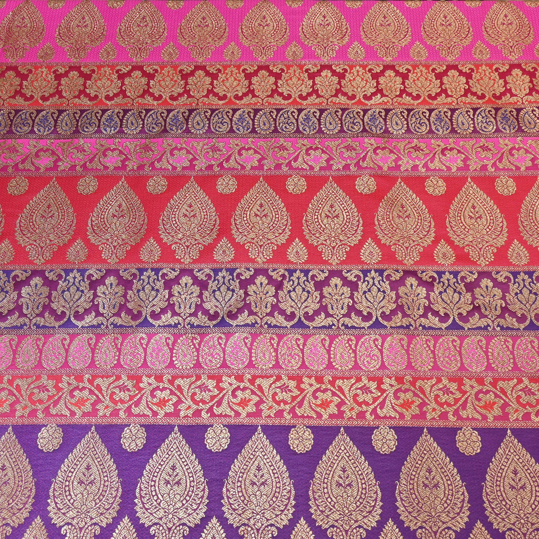 Premium Woven Brocade Fabric – Banarasi Zari Designer Collection  001020-7
