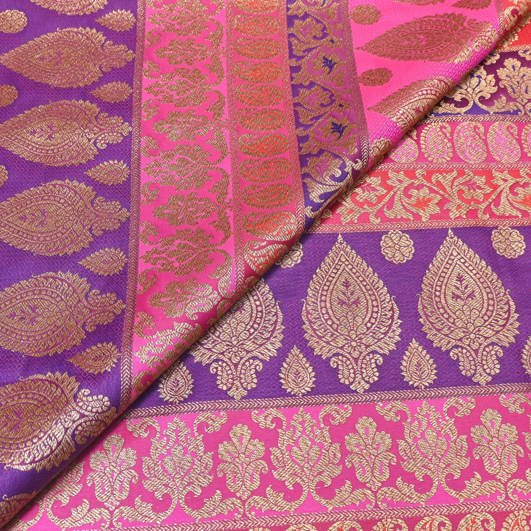 Premium Woven Brocade Fabric – Banarasi Zari Designer Collection  001020-7