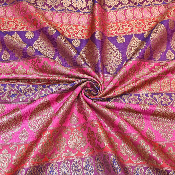 Premium Woven Brocade Fabric – Banarasi Zari Designer Collection  001020-7