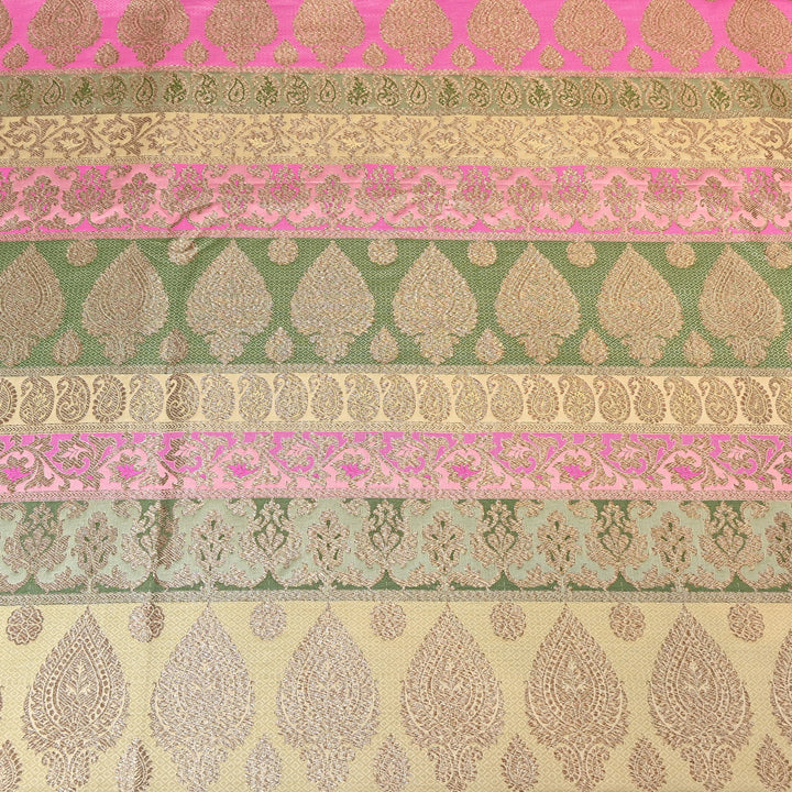 Premium Woven Brocade Fabric – Banarasi Zari Designer Collection  001020-6