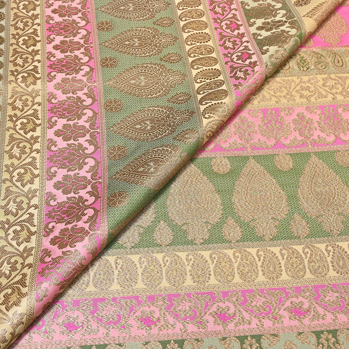 Premium Woven Brocade Fabric – Banarasi Zari Designer Collection  001020-6