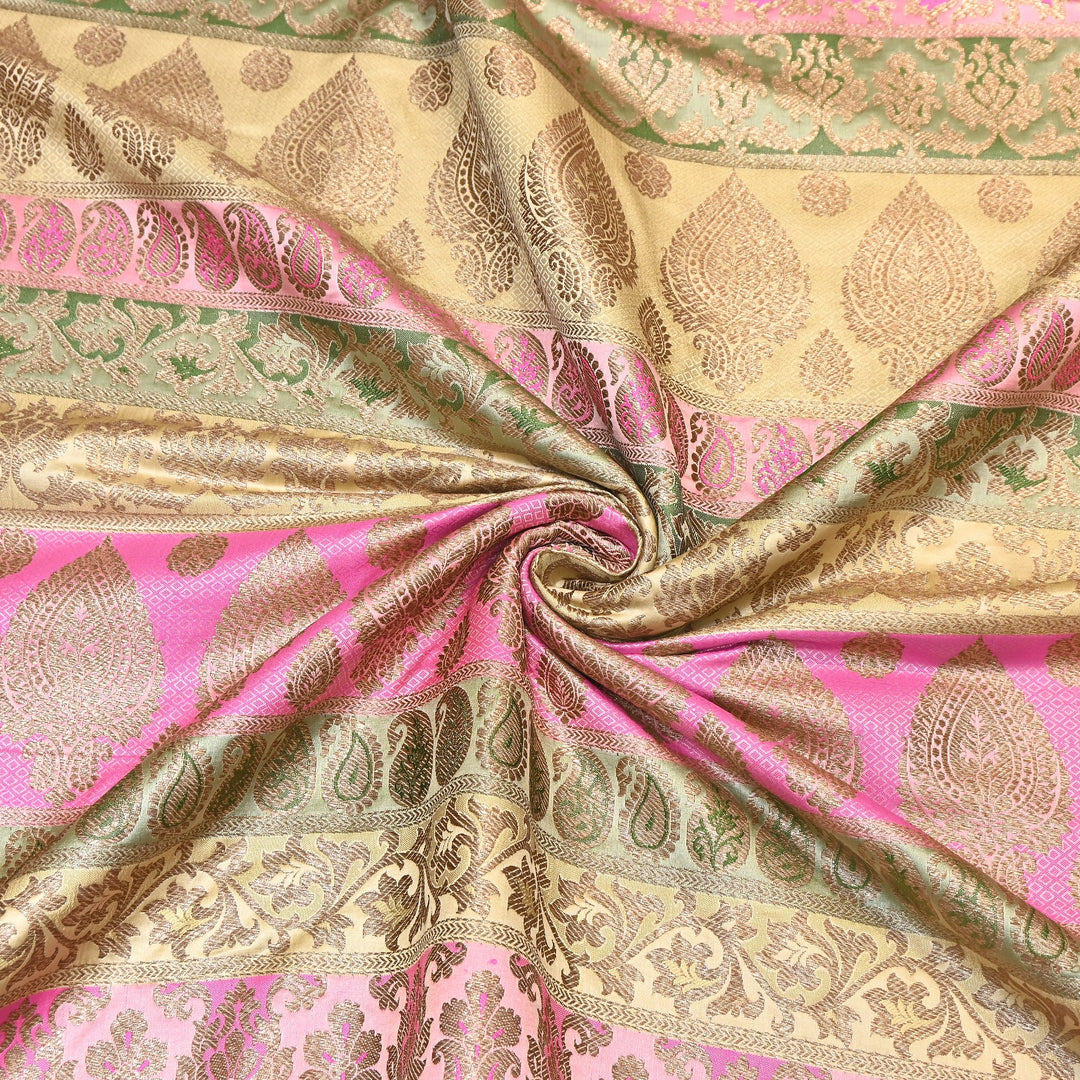 Premium Woven Brocade Fabric – Banarasi Zari Designer Collection  001020-6