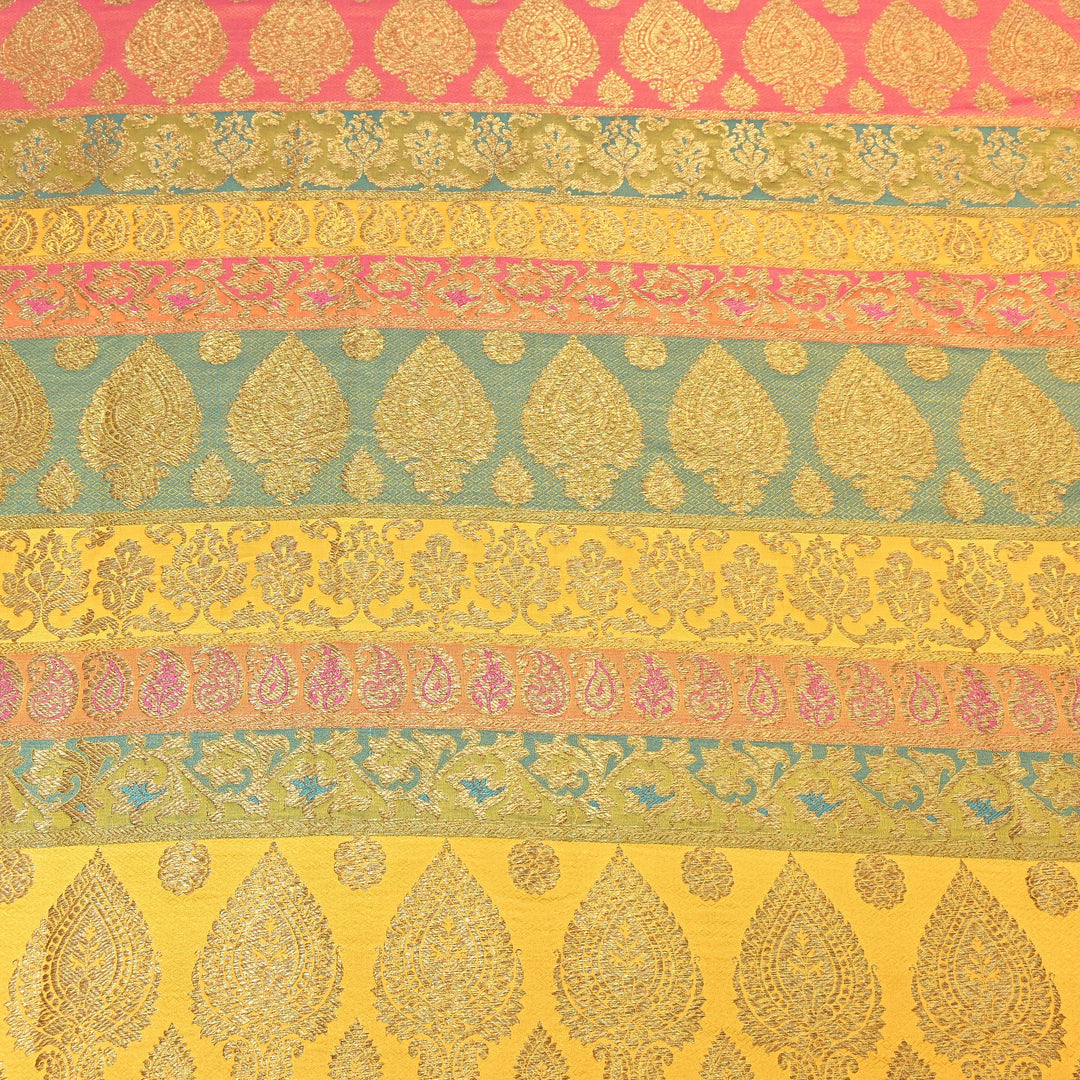 Premium Woven Brocade Fabric – Banarasi Zari Designer Collection  001020-5