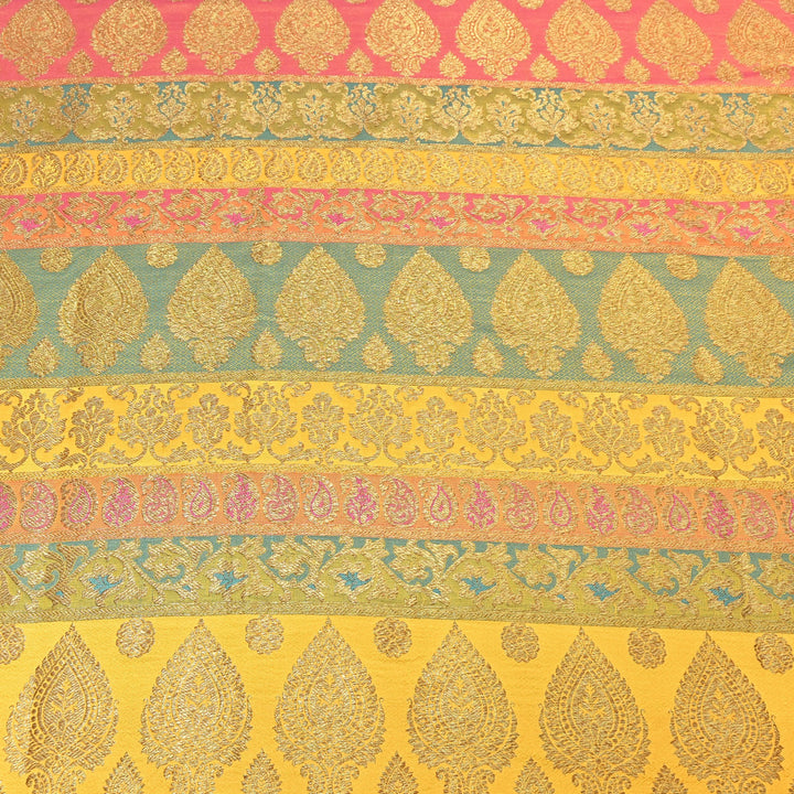 Premium Woven Brocade Fabric – Banarasi Zari Designer Collection  001020-5