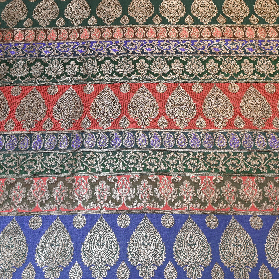 Premium Woven Brocade Fabric – Banarasi Zari Designer Collection  001020-4