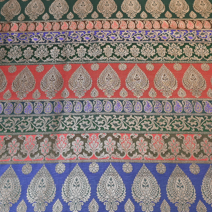 Premium Woven Brocade Fabric – Banarasi Zari Designer Collection  001020-4