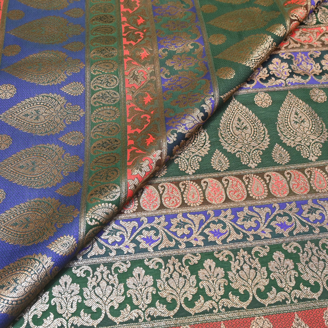 Premium Woven Brocade Fabric – Banarasi Zari Designer Collection  001020-4