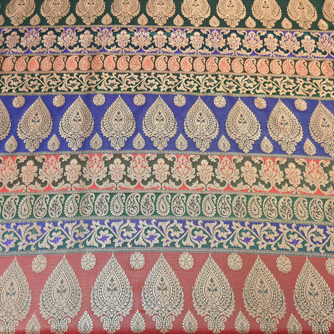 Premium Woven Brocade Fabric – Banarasi Zari Designer Collection  001020-3