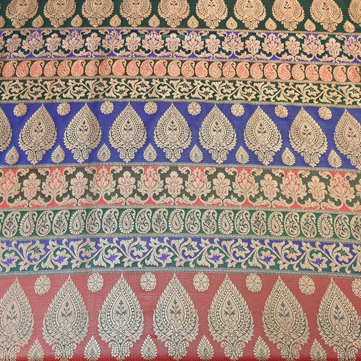 Premium Woven Brocade Fabric – Banarasi Zari Designer Collection  001020-3