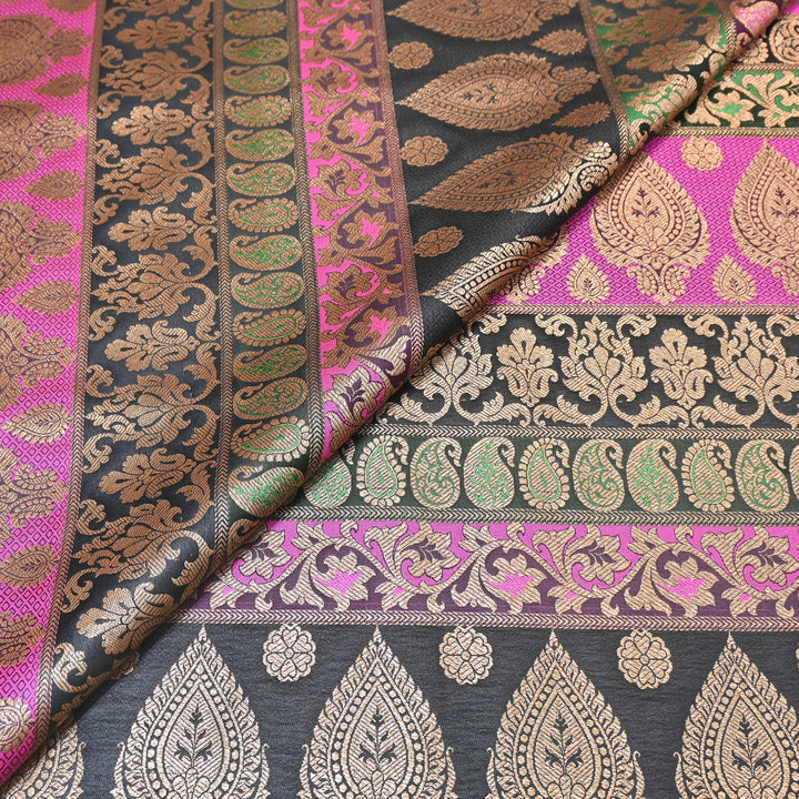 Premium Woven Brocade Fabric – Banarasi Zari Designer Collection  001020-2