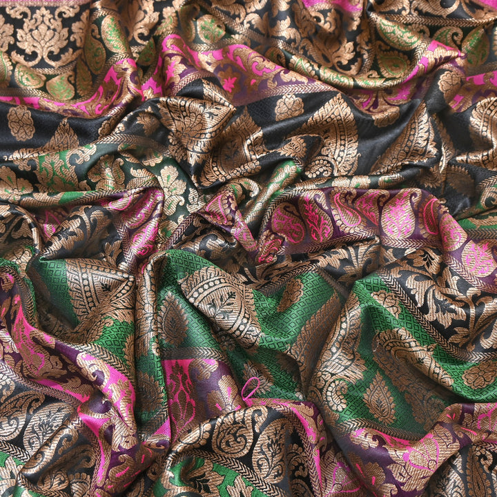 Premium Woven Brocade Fabric – Banarasi Zari Designer Collection  001020-2