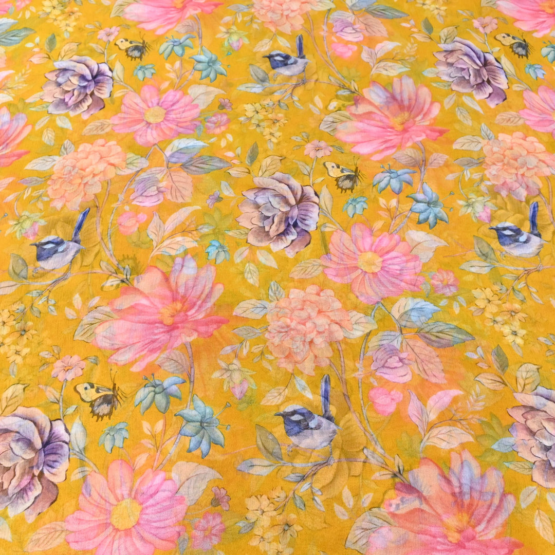 PREMIUM VISCOSE CHIFFON DIGITAL PRINT FABRIC- TD0011- 03