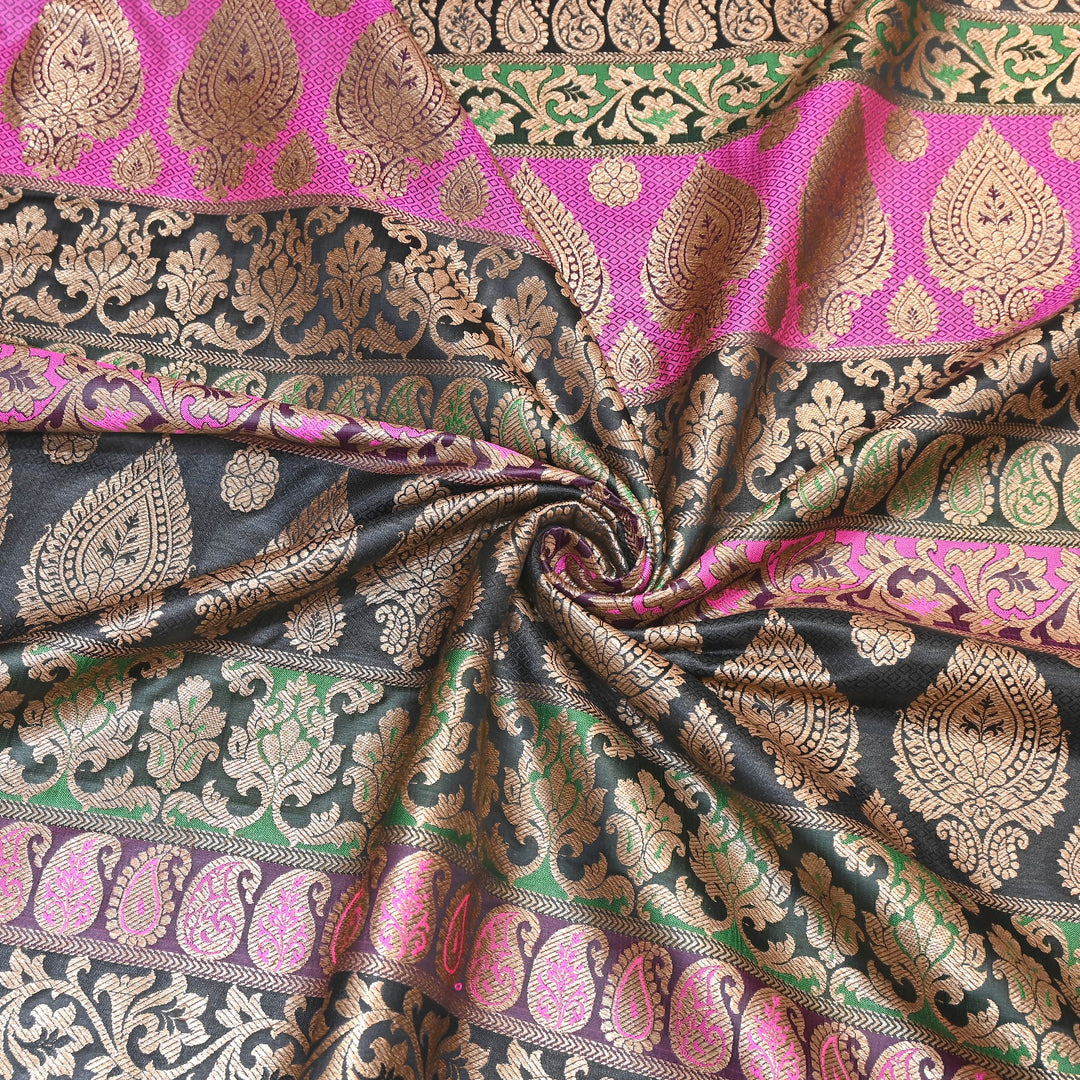 Premium Woven Brocade Fabric – Banarasi Zari Designer Collection  001020-2