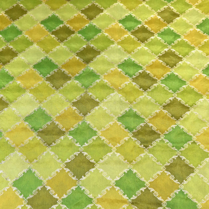Dola Position Zari Jacquard Fabric - Premium Woven Designer Fabric NKF315-01