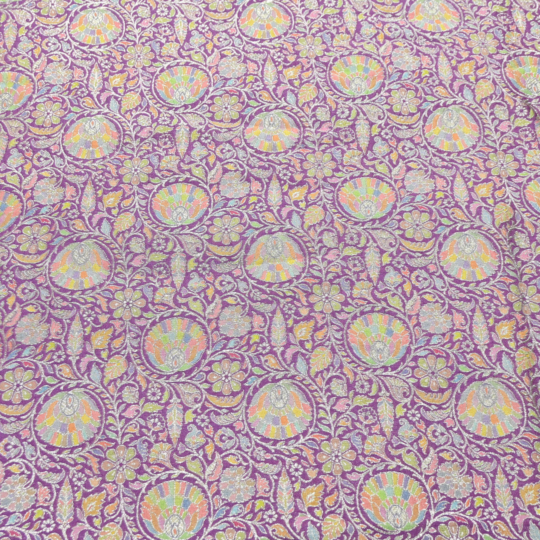 Pure Chinon Silk Zari Brocade Fabric – Premium Designer Ethnic Wear Fabric| AZI0033-10