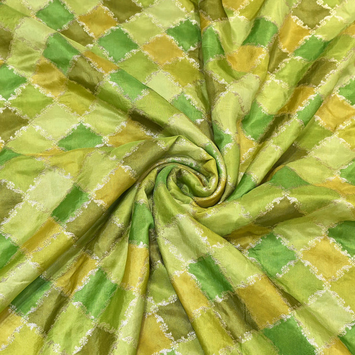 Dola Position Zari Jacquard Fabric - Premium Woven Designer Fabric NKF315-01
