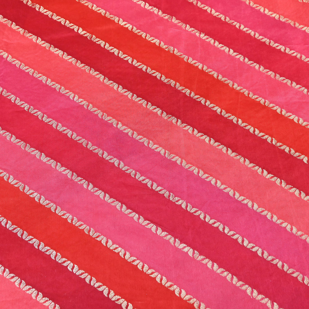 Dola Position Zari Jacquard Fabric - Premium Woven Designer Fabric NKF315-08