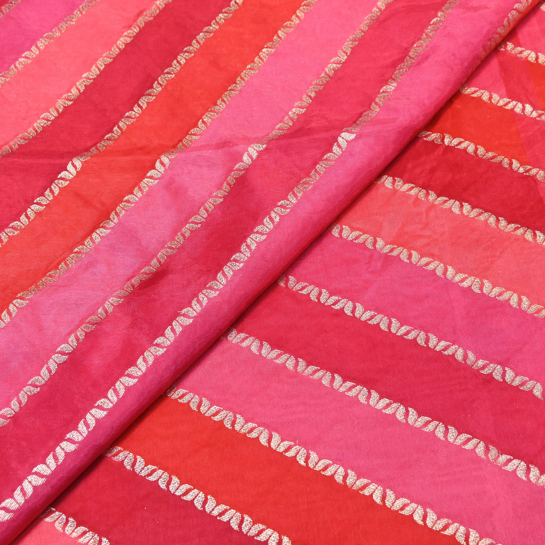 Dola Position Zari Jacquard Fabric - Premium Woven Designer Fabric NKF315-08
