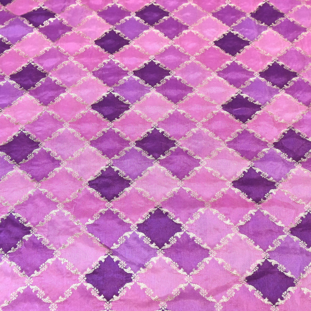 Dola Position Zari Jacquard Fabric - Premium Woven Designer Fabric NKF315-05